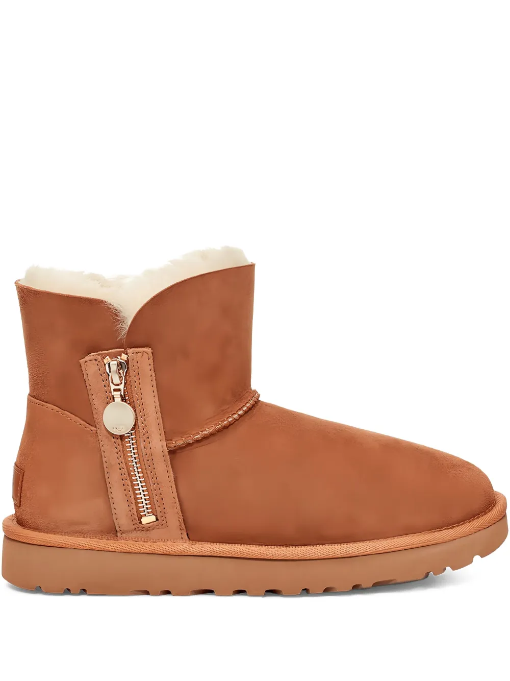 UGG mini Bailey Zip "Chestnut" ankle boots Brown