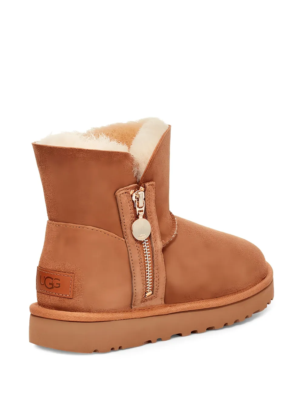UGG mini Bailey Zip "Chestnut" ankle boots Brown