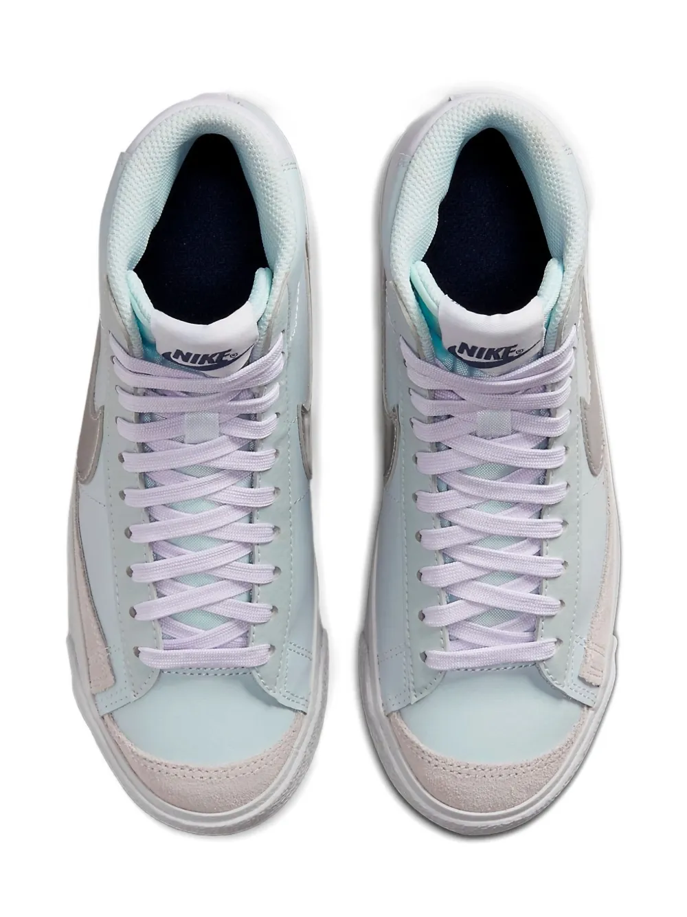 Nike Kids Blazer Mid '77 "Platinum Grape Metallic Silver" sneakers Blue