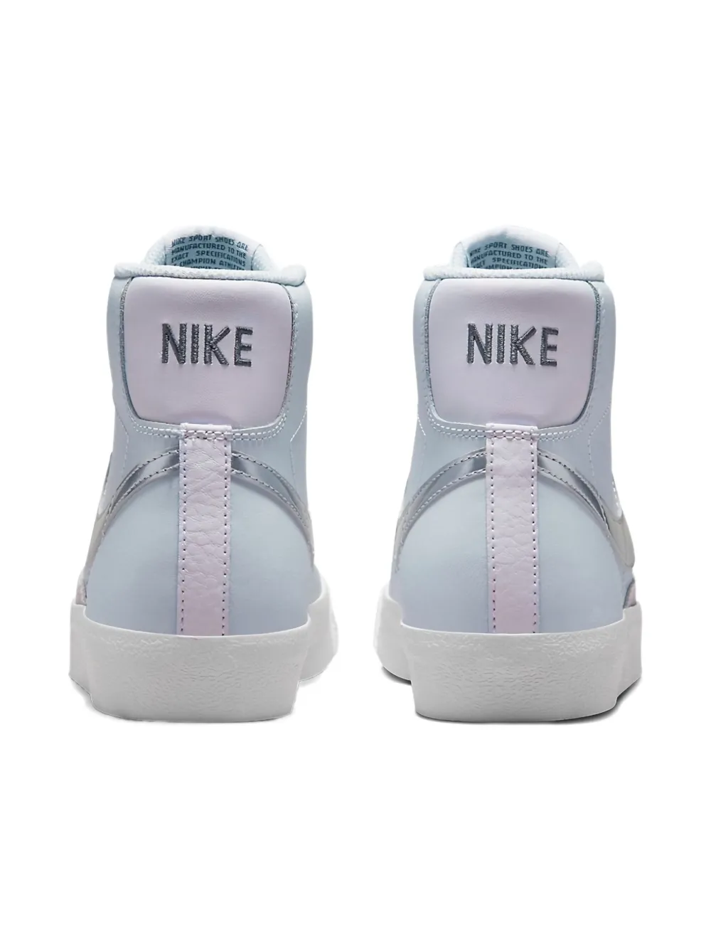 Nike Kids Blazer Mid '77 "Platinum Grape Metallic Silver" sneakers Blue