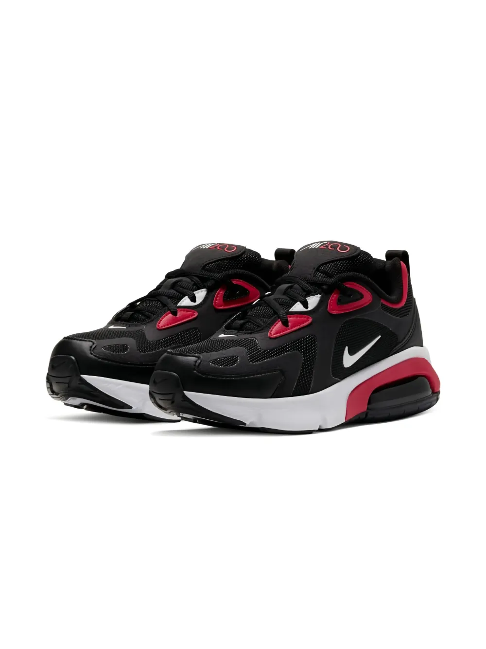 Nike Kids Air Max 200 "Black University Red" sneakers