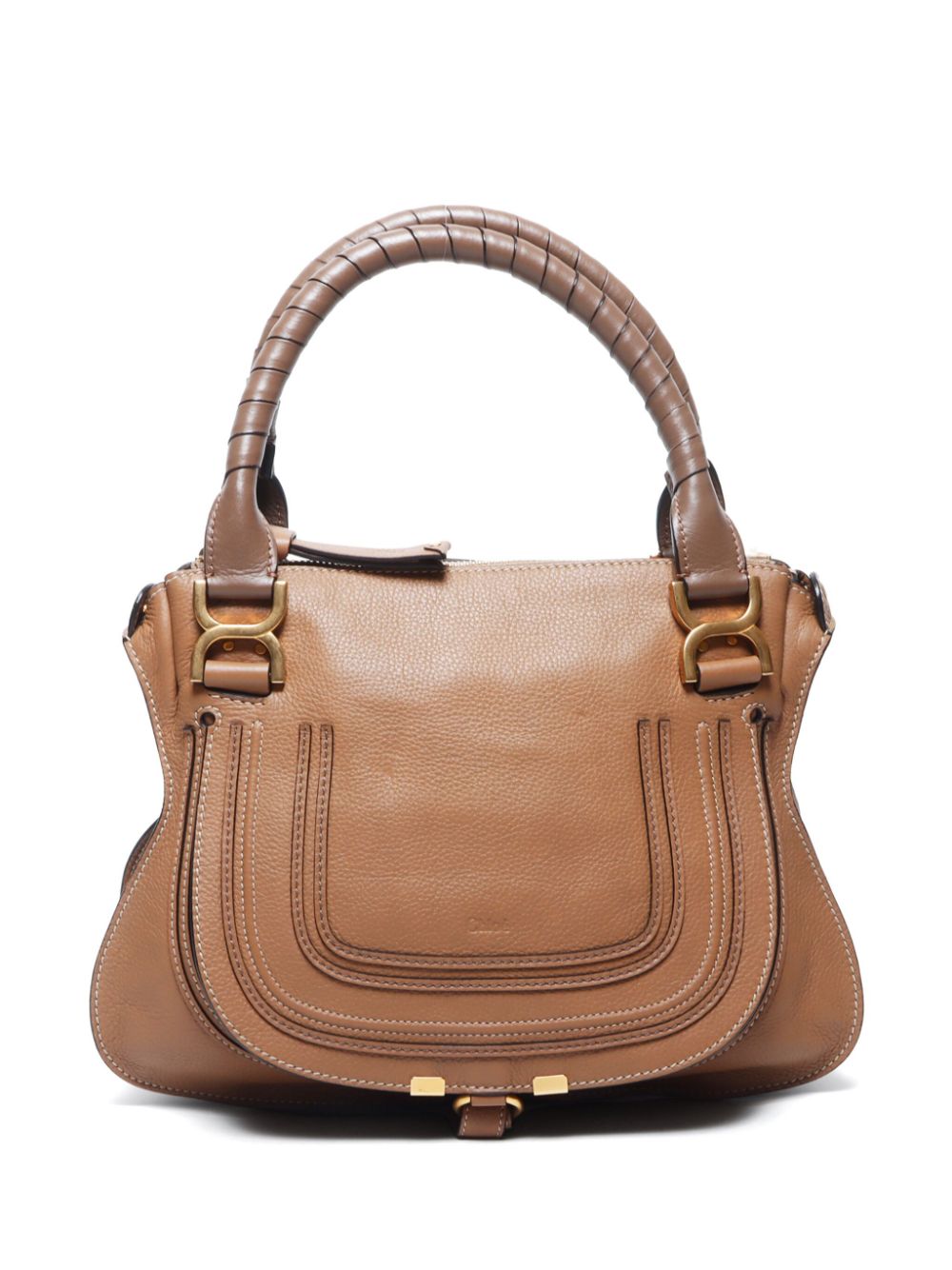 Pre-owned Chloé 2020 Marcie Handbag In Brown