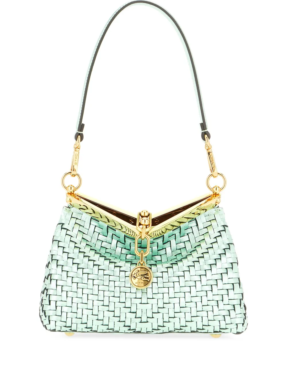 Etro Vela Shoulder Bag In Green