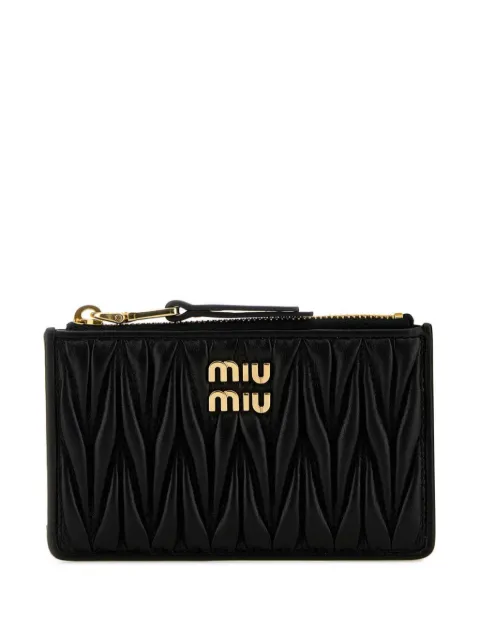 Miu Miu leather cardholder