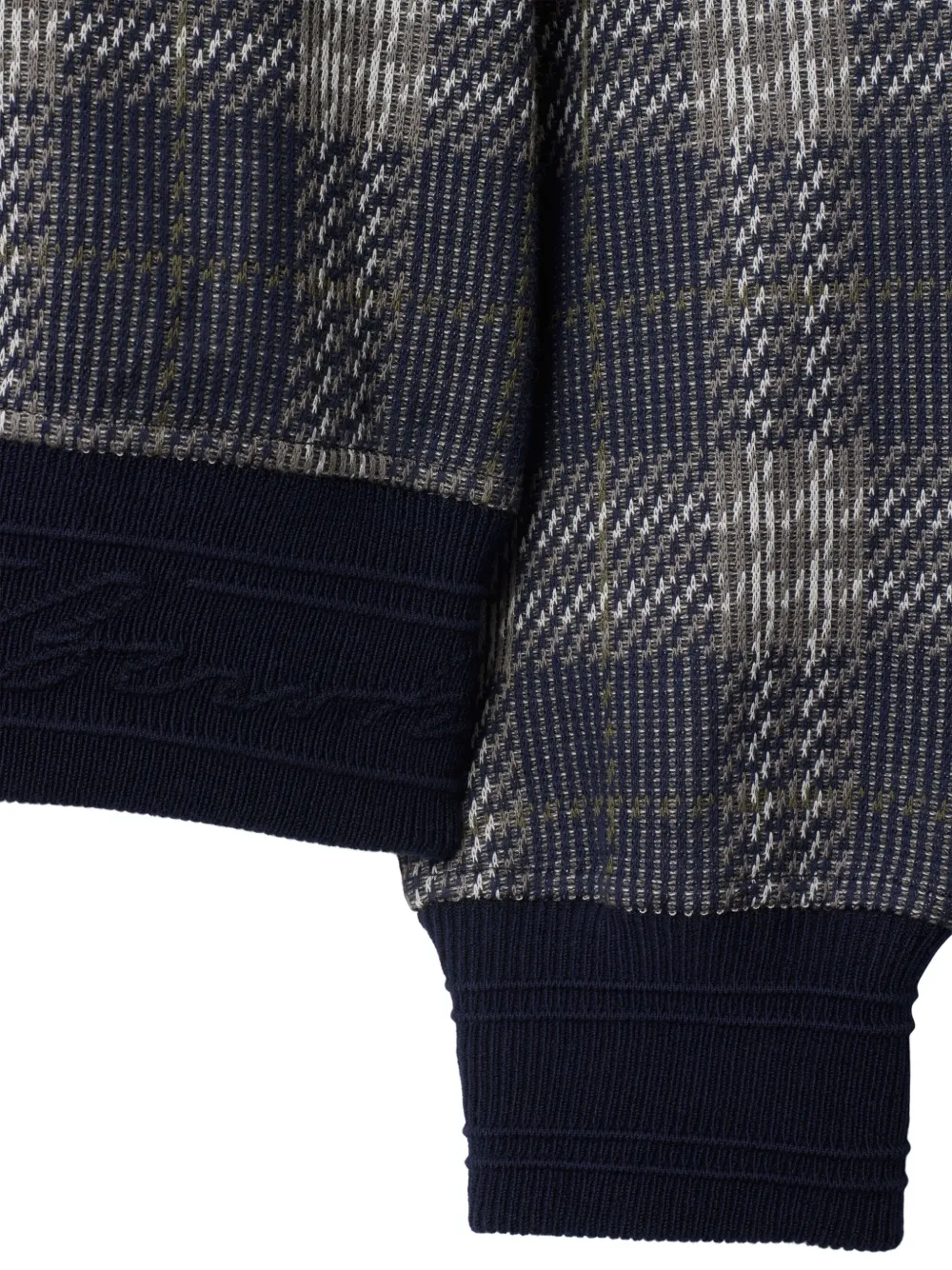 Burberry Geruite trui Blauw