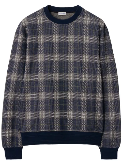 Burberry checked sweater