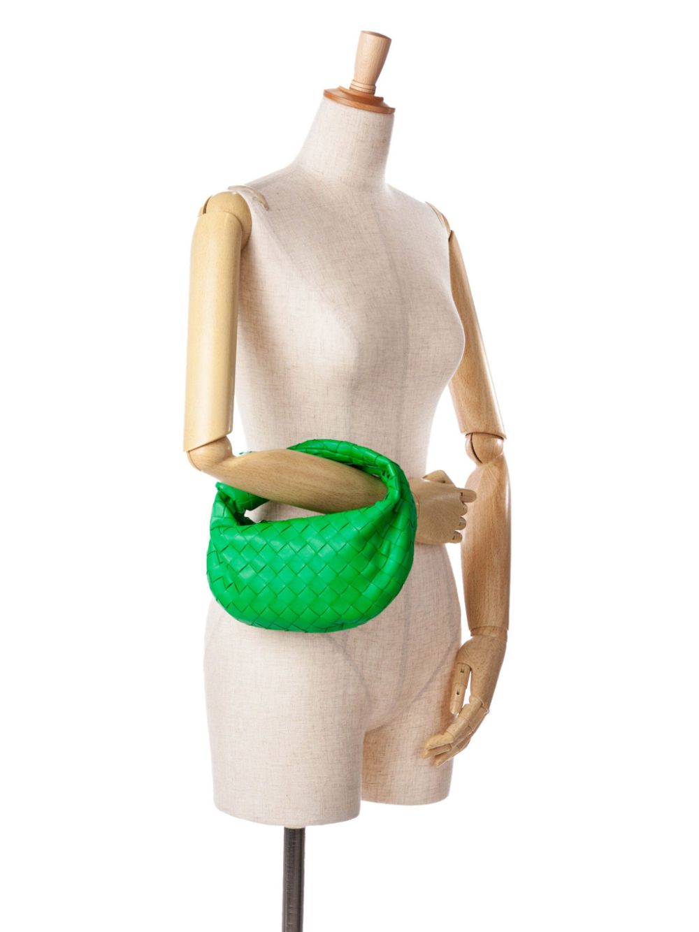 Bottega Veneta Pre-Owned 2012-2024 Mini Nappa Intrecciato Jodie hobo bag - Groen