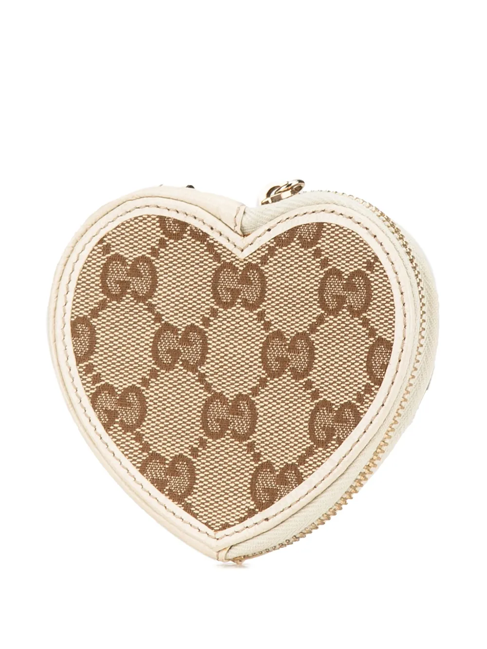 Gucci Pre-Owned 2000-2015 GG Canvas Heart pouch - Bruin