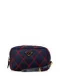 Prada Pre-Owned 20th Century Quilted Tessuto pouch - Blue