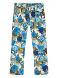 FURSAC five-pockets twill trousers - Blue