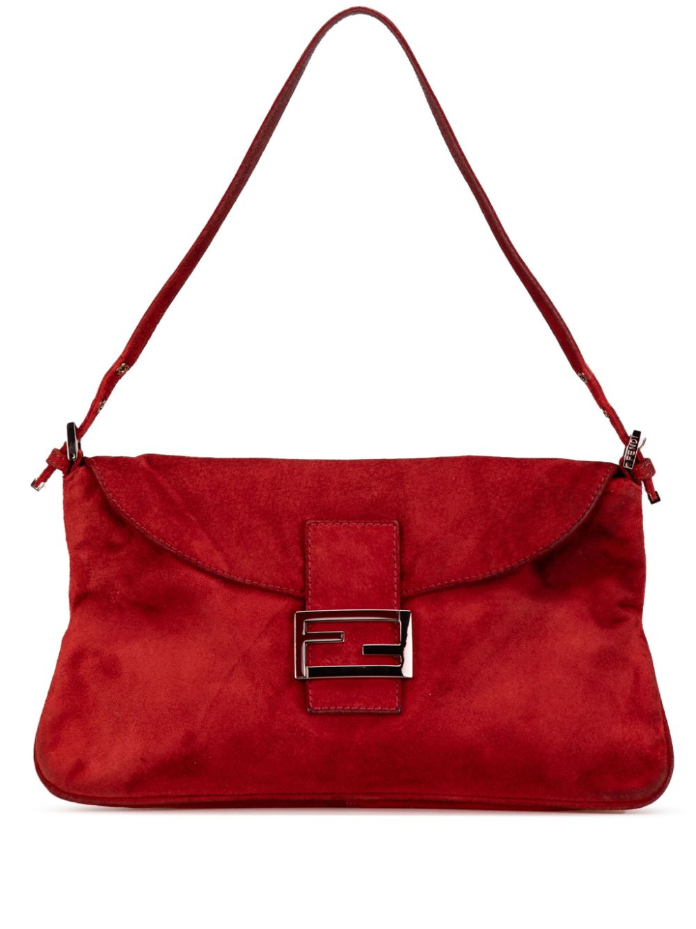 2002 Suede Double Flap shoulder bag