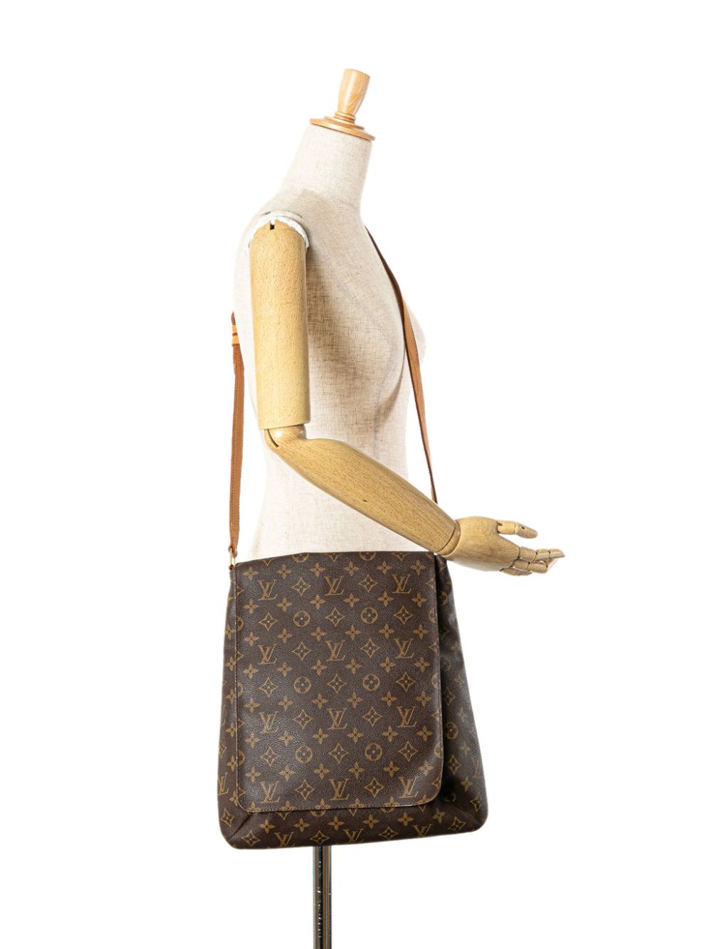 Louis Vuitton Pre-Owned 2001 Monogram Musette Salsa GM crossbody bag - Bruin