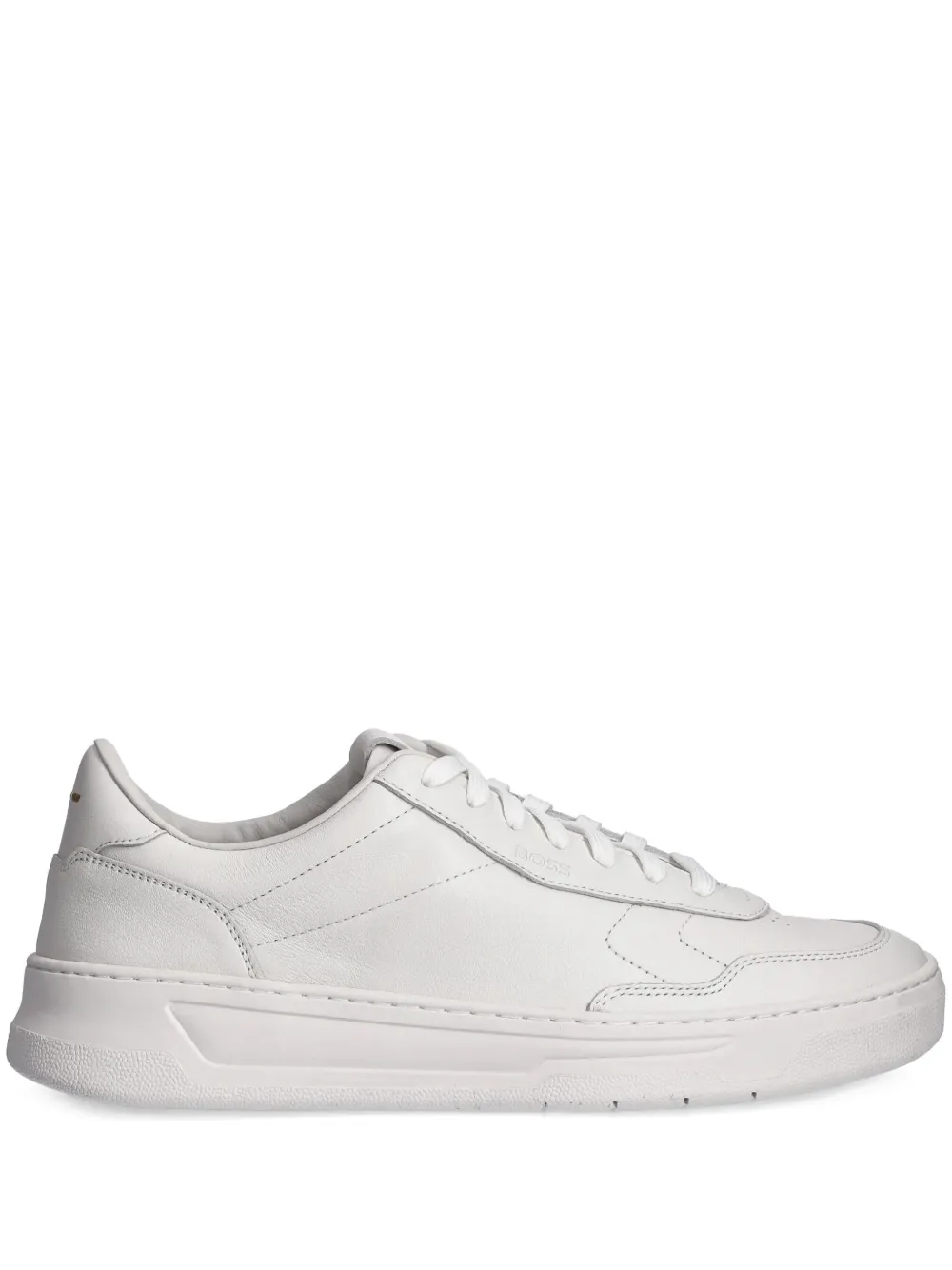 BOSS leather sneakers White