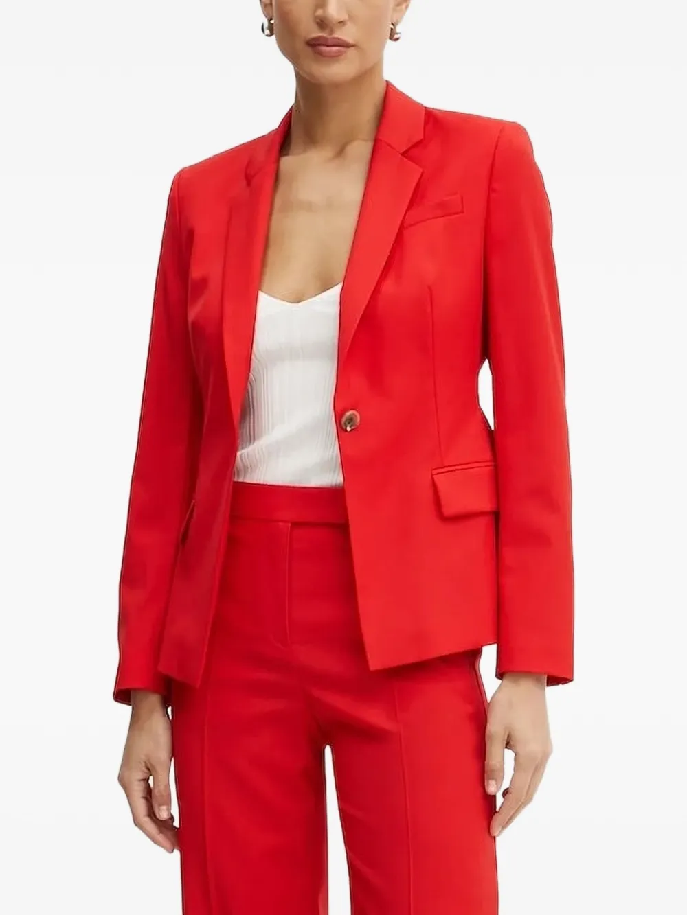 BOSS single-button blazer | Red | Image 1