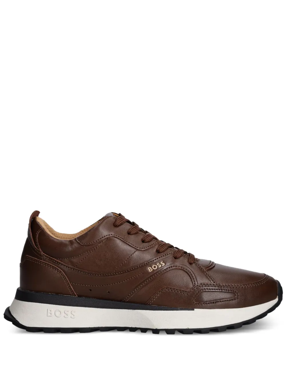 BOSS logo sneakers Brown