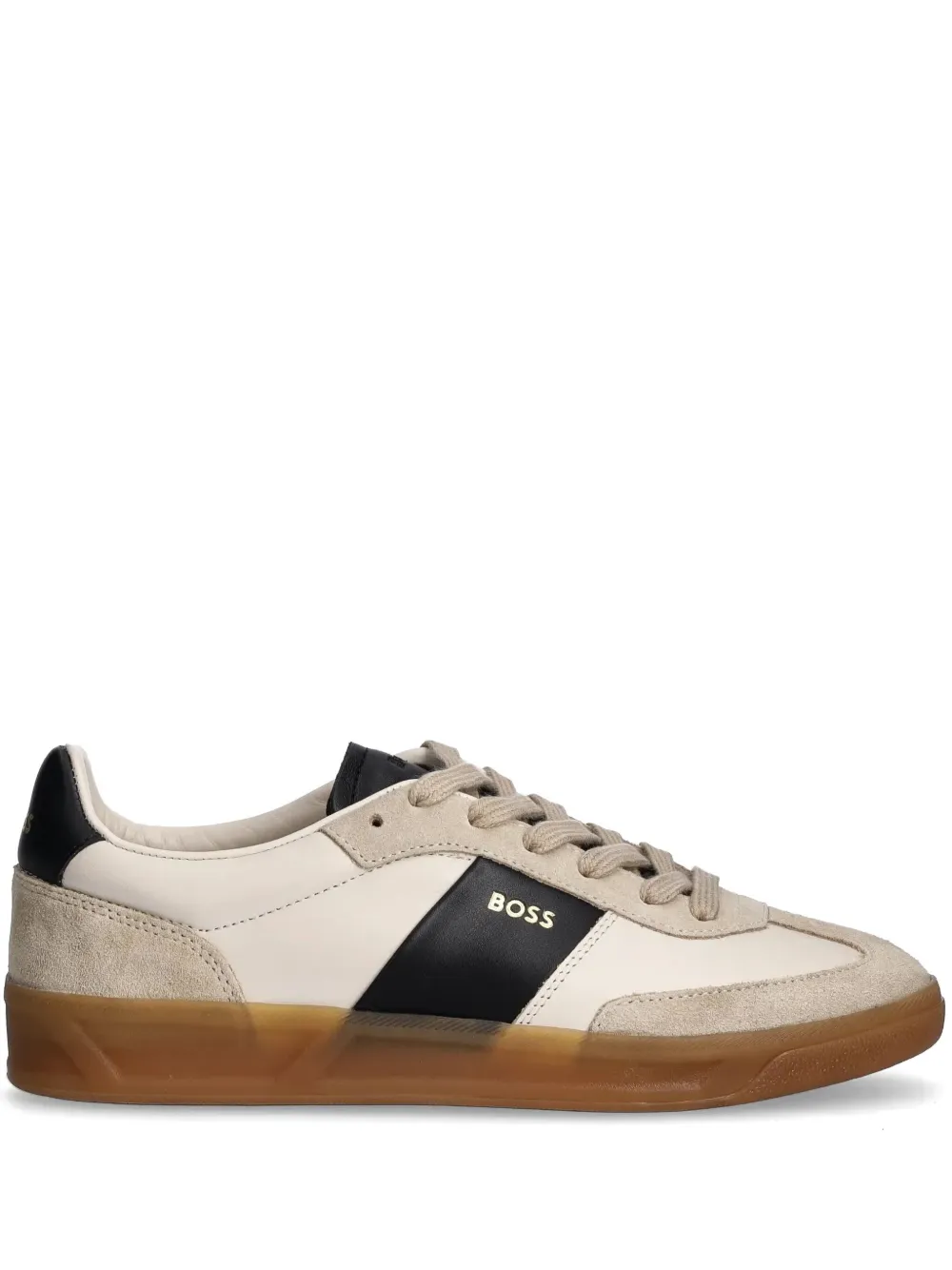 BOSS Suède sneakers Beige