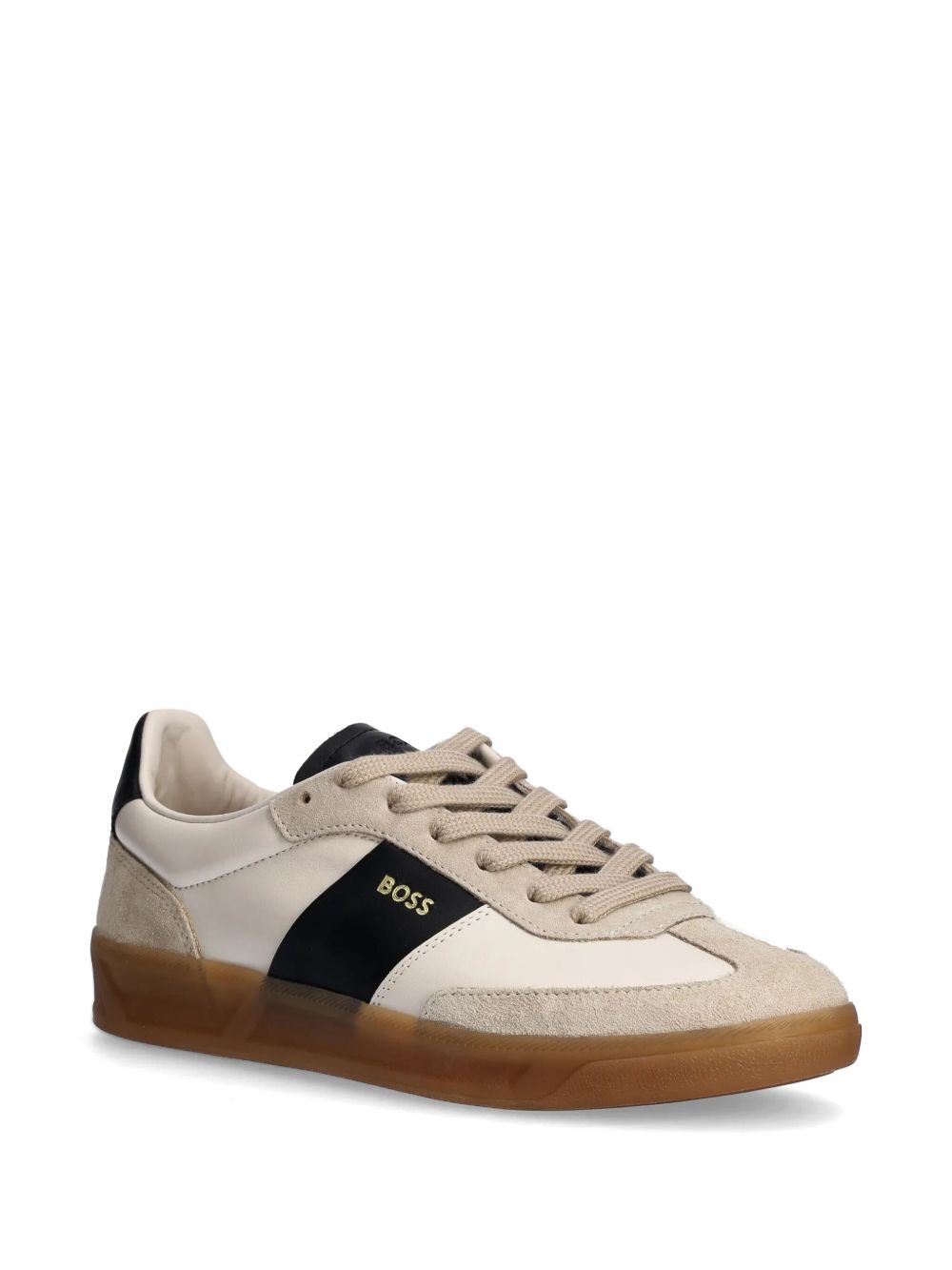 BOSS suede sneakers - Beige