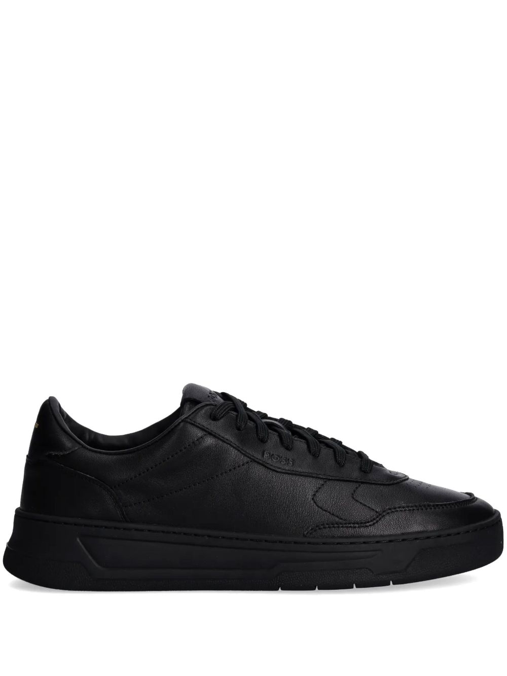 BOSS leather sneakers - Black