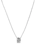 BOSS double-ring chain necklace - Silver