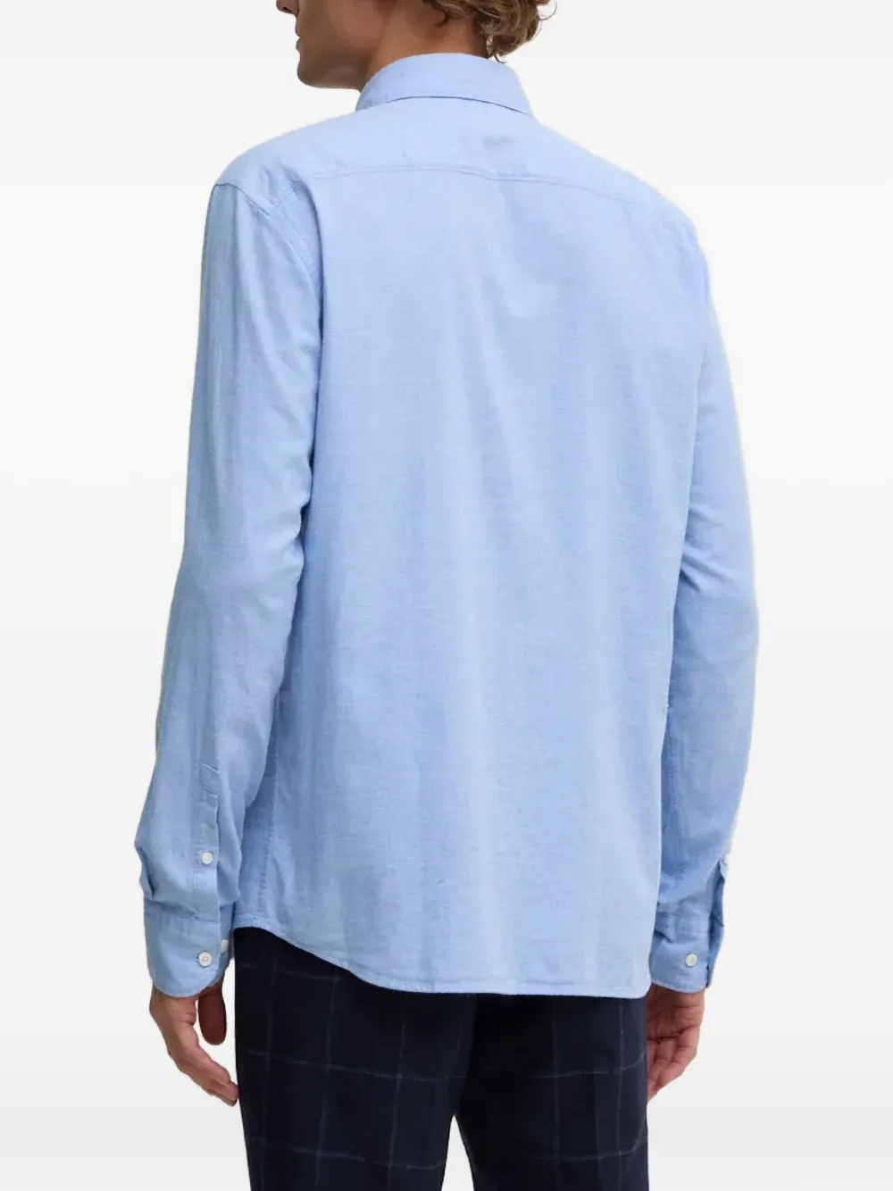 BOSS Button-down overhemd Blauw