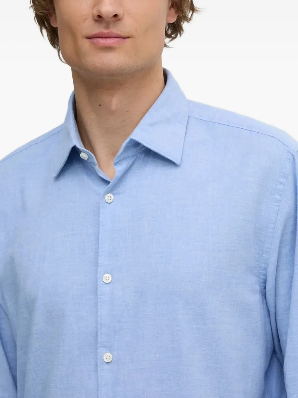 BOSS Button-down overhemd Blauw