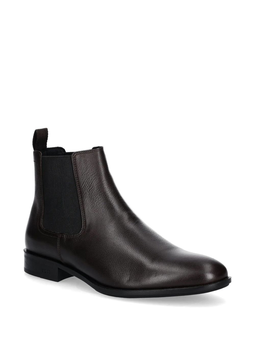 BOSS leather chelsea boots - Bruin