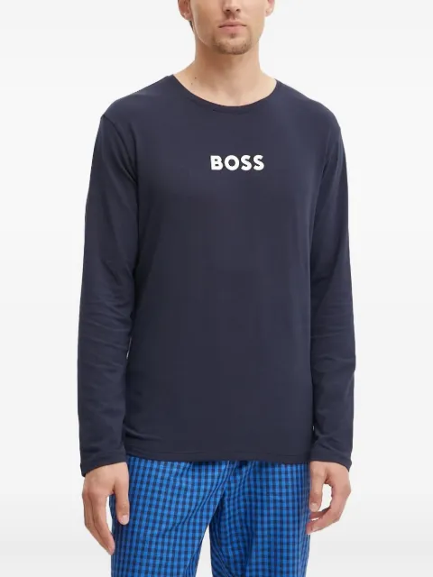 BOSS logo-print pajamas