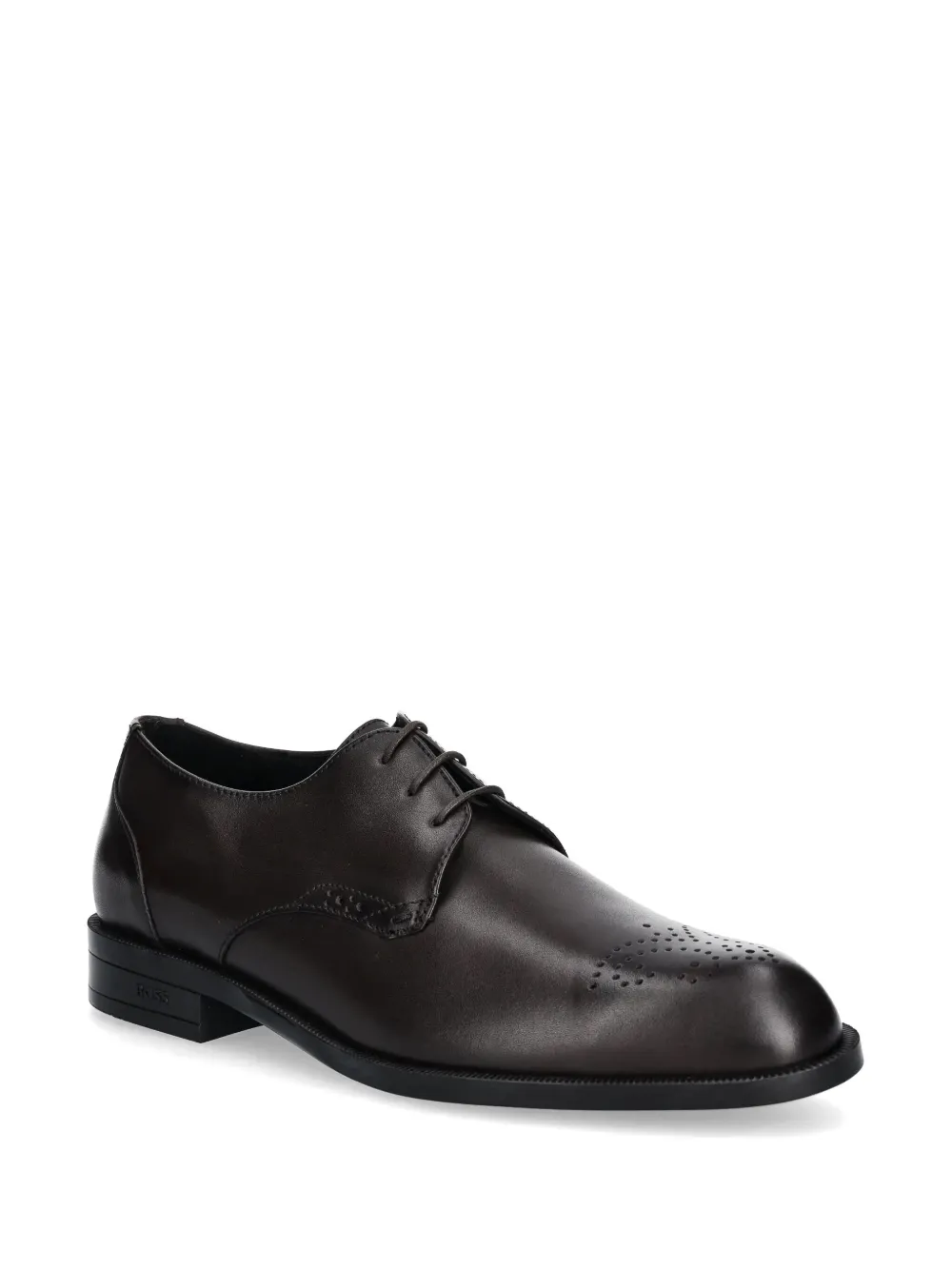 BOSS leather derby shoes - Bruin