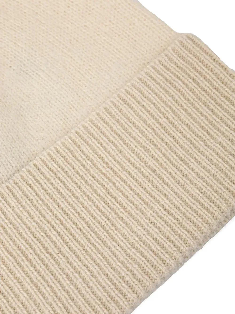 Hugo Boss Gerippte Beanie In Nude