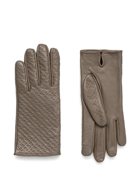BOSS guantes con logo en relieve