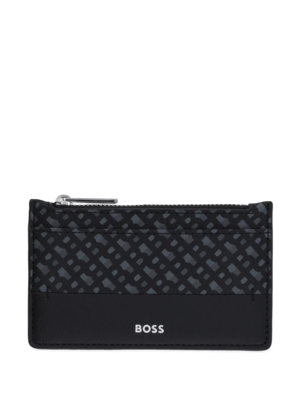 BOSS panelled wallet – Black