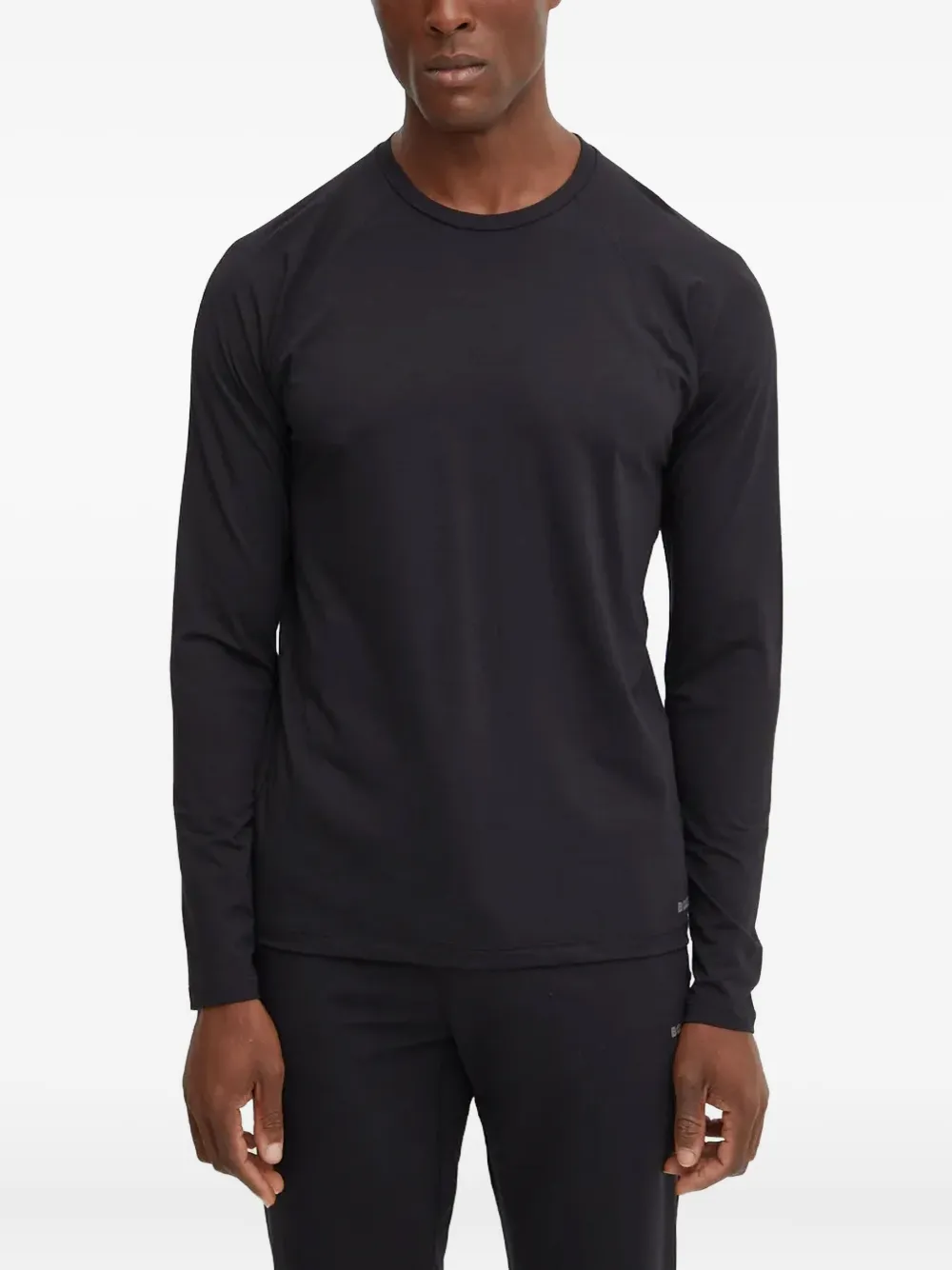 Hugo Boss Raglan-sleeve Pajamas In Black