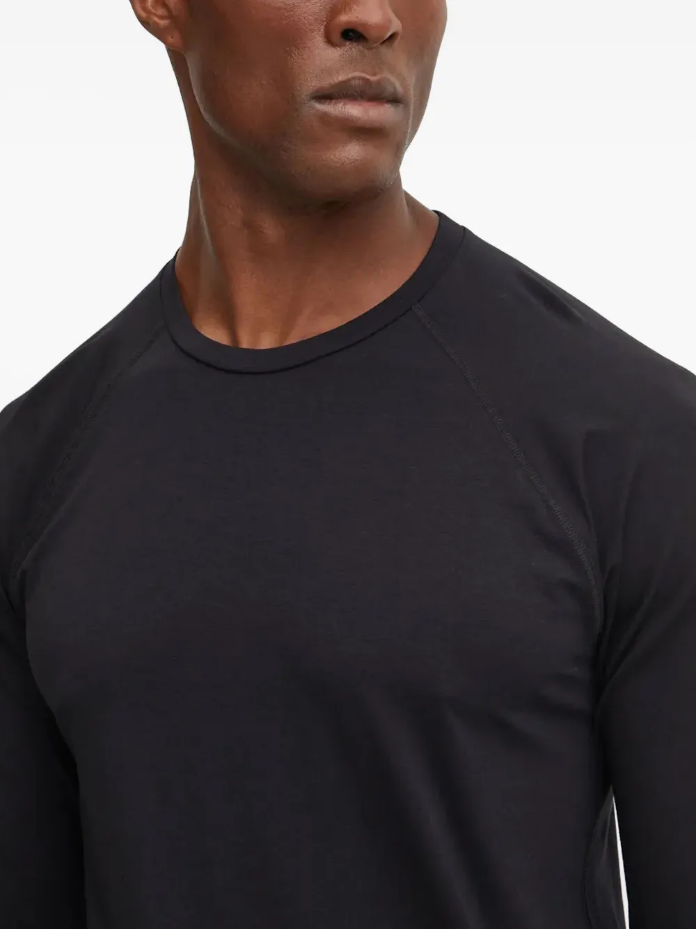 Hugo Boss Raglan-sleeve Pajamas In Black