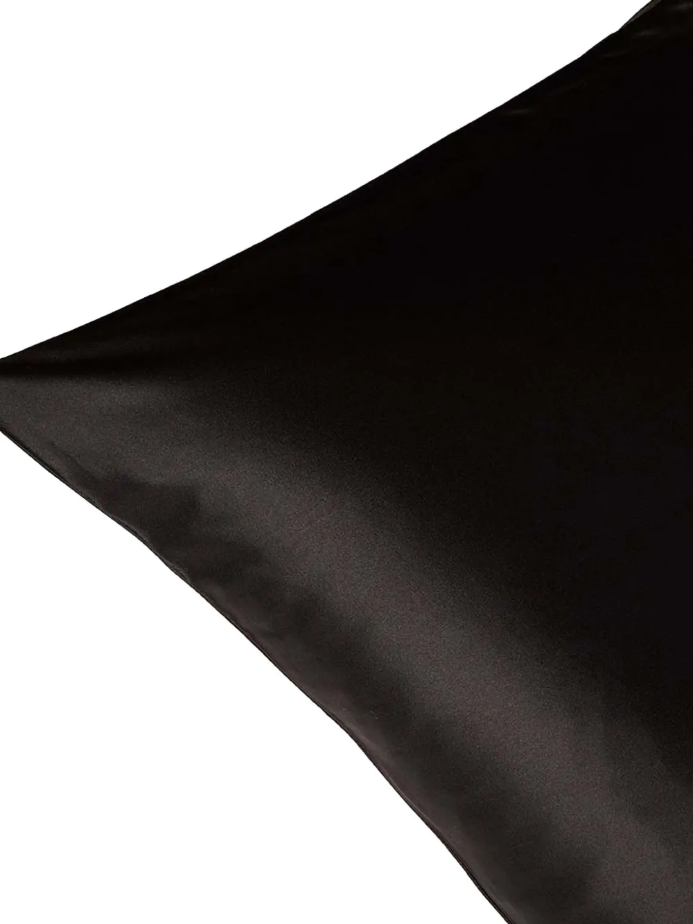 Hugo Boss Boss Black Sham Standard Silk Pillowcase In Black