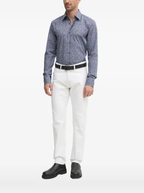 BOSS abstract-print shirt