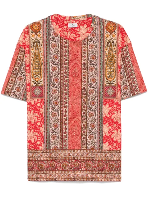 ETRO mix-print T-shirt