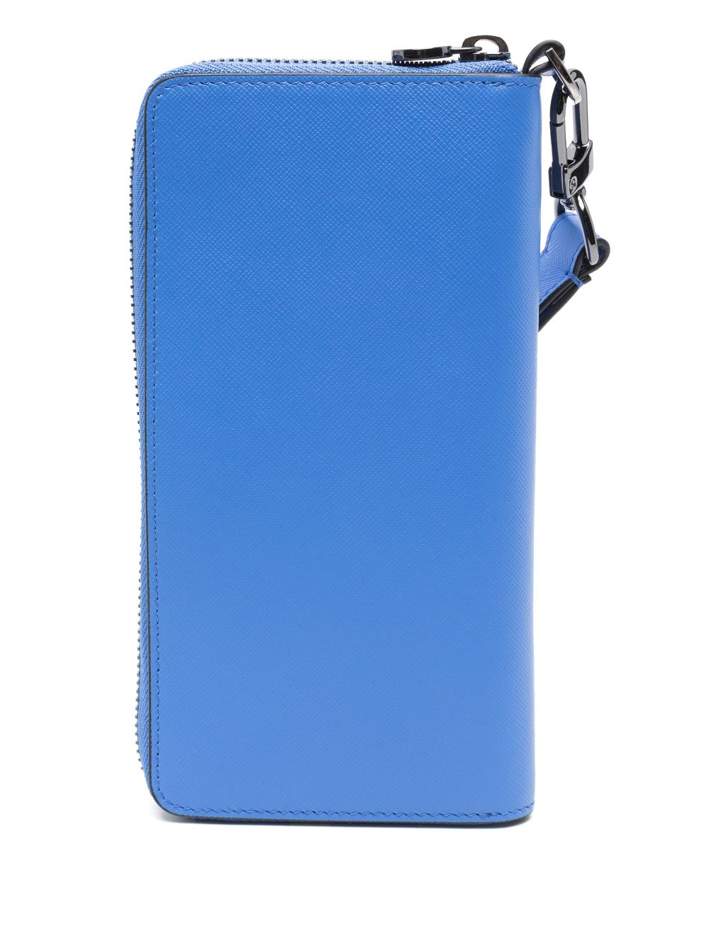 Kiton logo-lettering wallet - Blue