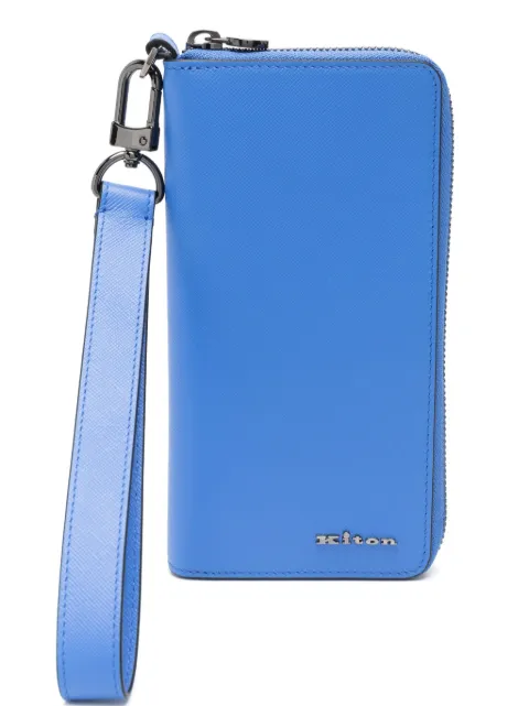 Kiton logo-lettering wallet