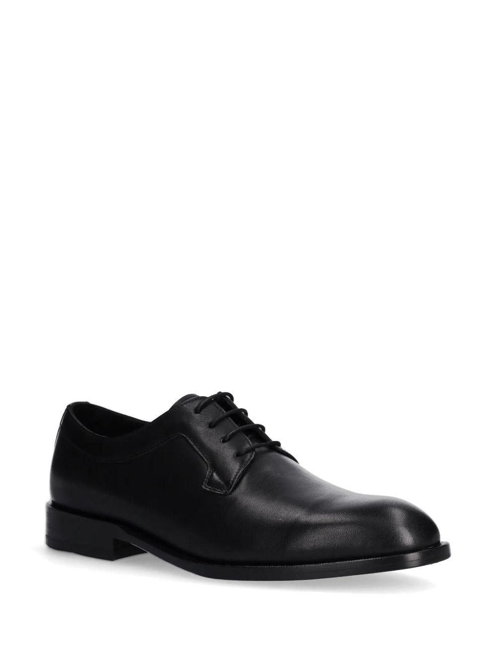 BOSS leather derby shoes Black