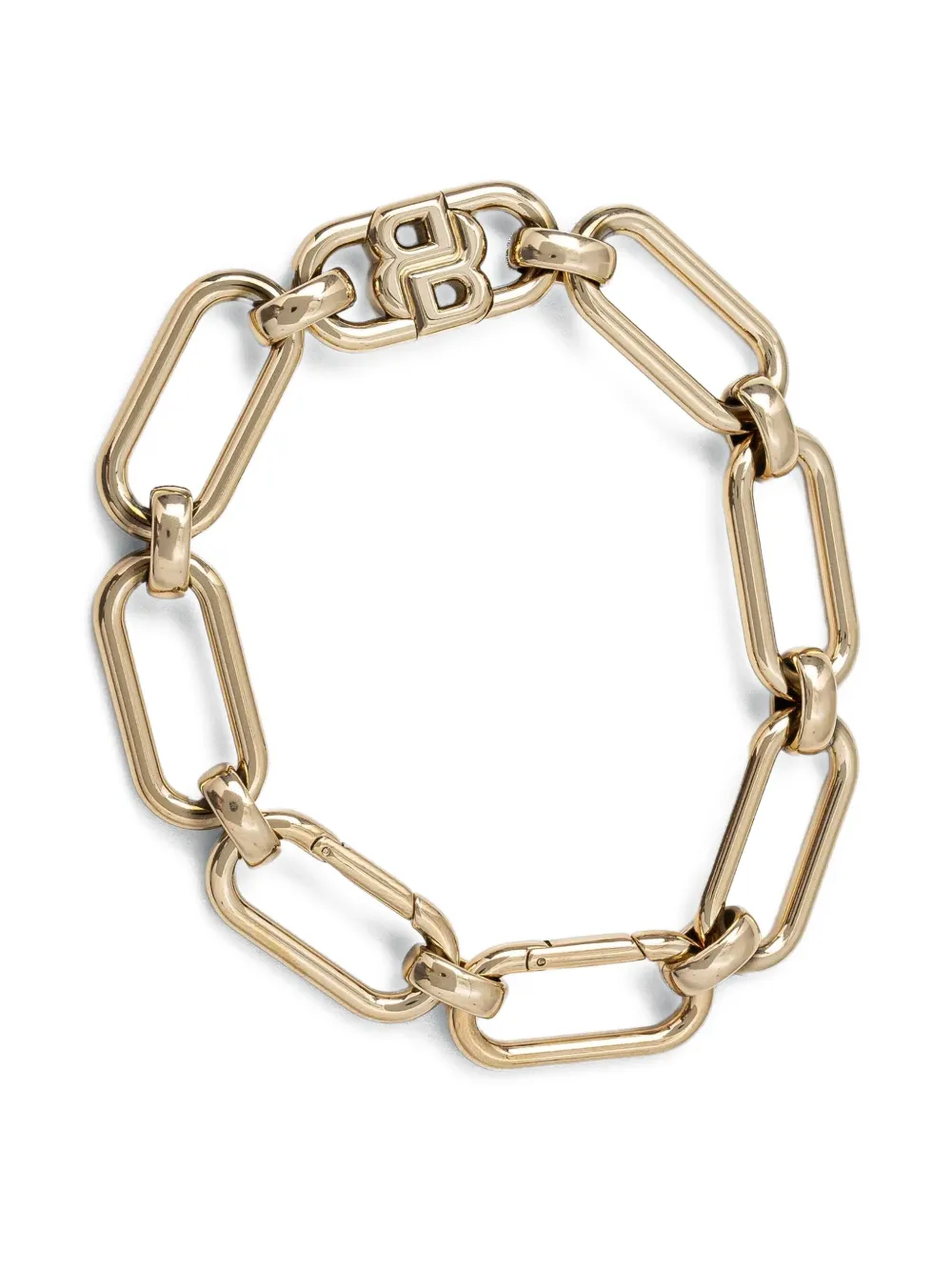 BOSS double B chain-link clasp bracelet | Gold | Image 1
