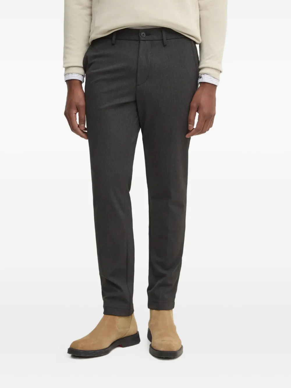BOSS button-fastening chinos | Grey | Image 1