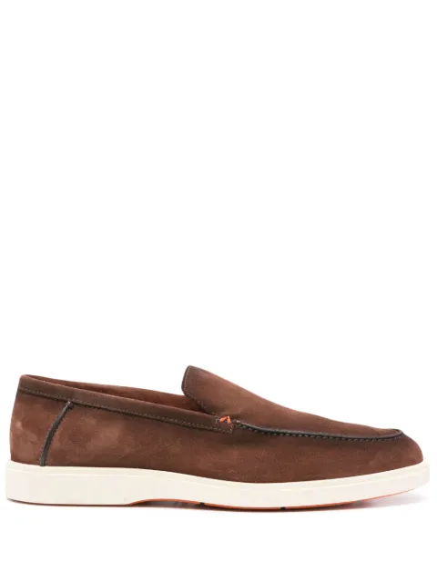 Santoni mocasines de gamuza