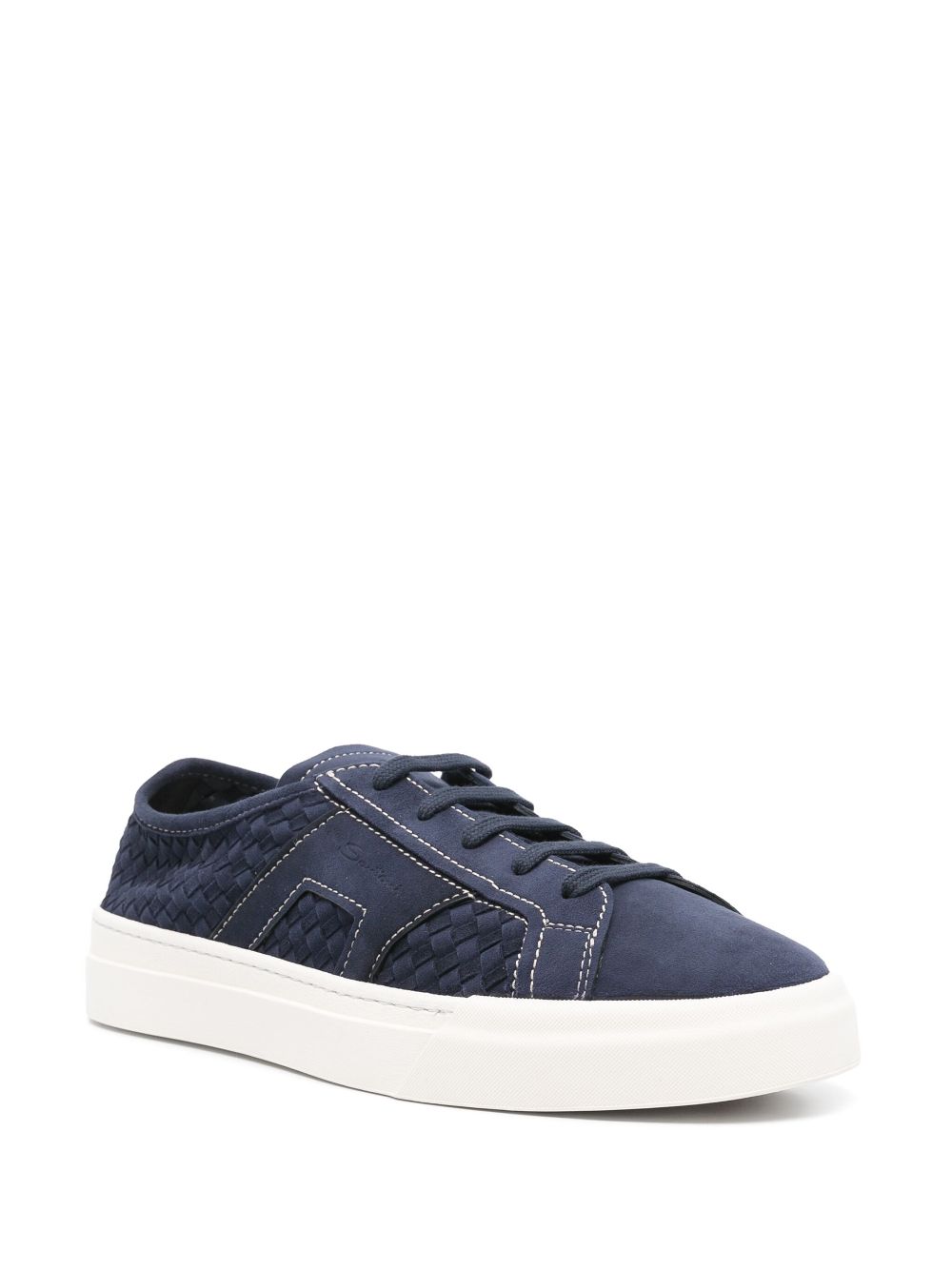 Santoni Double Buckle sneakers - Blauw