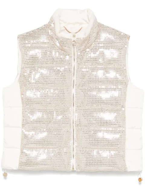 LIU JO sequinned gilet