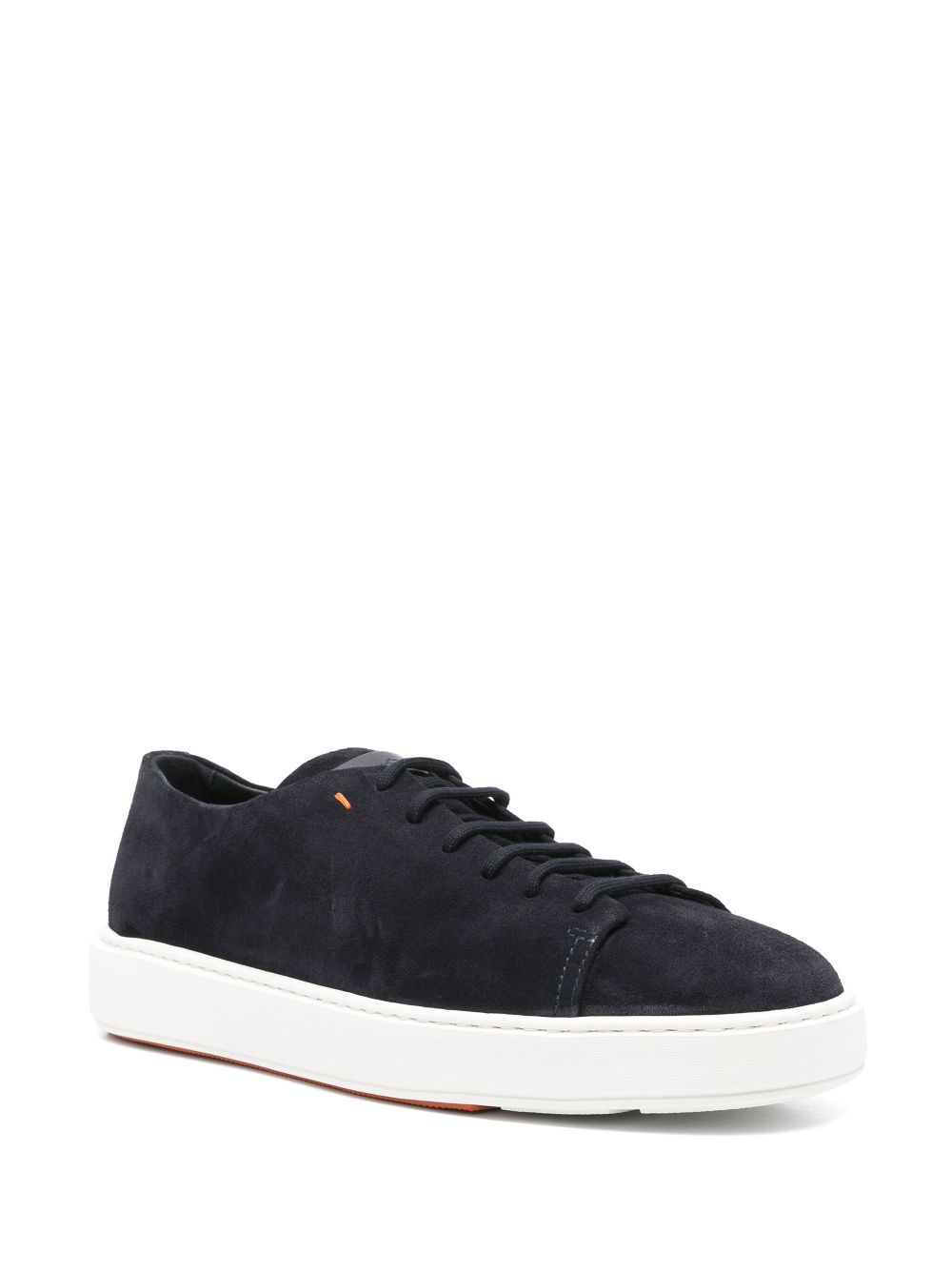 Santoni suede sneakers - Blauw