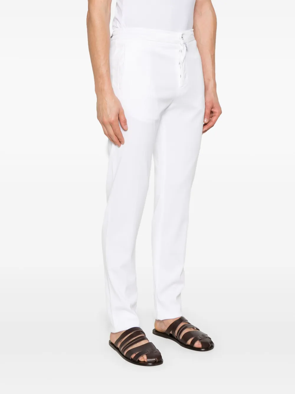 KITON TAPERED TROUSERS