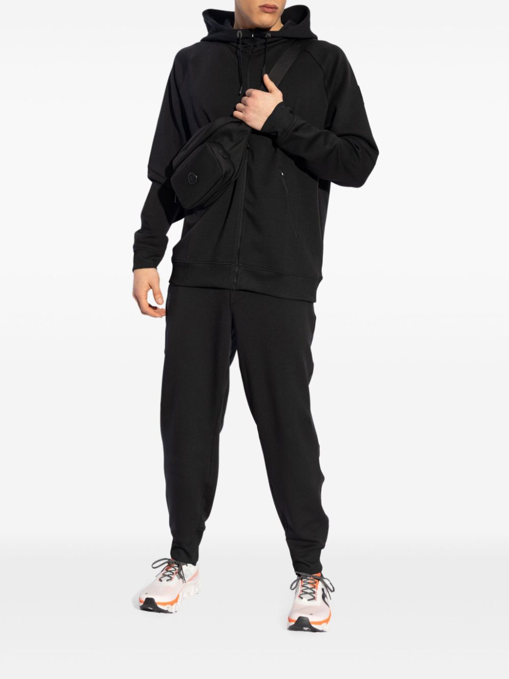 On Running zipped hoodie - Zwart