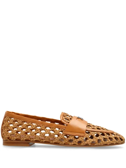 Casadei mocasines con detalle abierto