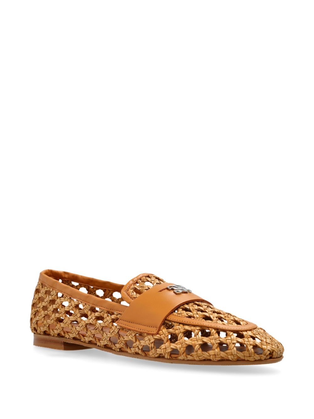 Casadei Loafers met open detail - Bruin