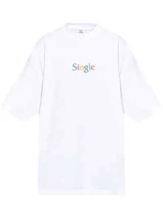 【VETEMENTS】Tシャツ　新品 T-shirt VETEMENTS I Got Lucky T-Shirt Washed UE54TR390B | FLEXDOG